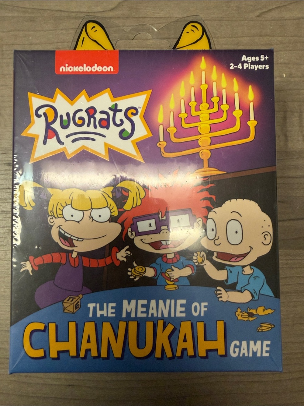 ❣️5/$25❣️ Nickelodeon Rugrats The Meanie of Chanukah Game — Purple & Blue Box